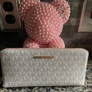 Michael Kors continental zip around wallet